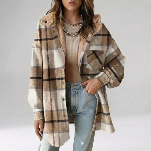 Teddy Bear Cozy Flannel Shacket