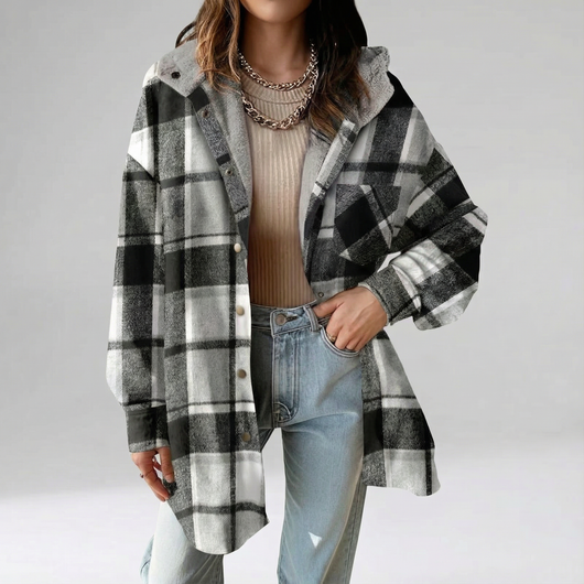 Teddy Bear Cozy Flannel Shacket 2